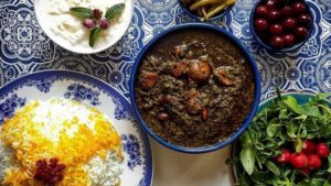 The best Persian local food (Iranian dishes) - Ghormeh Sabzi